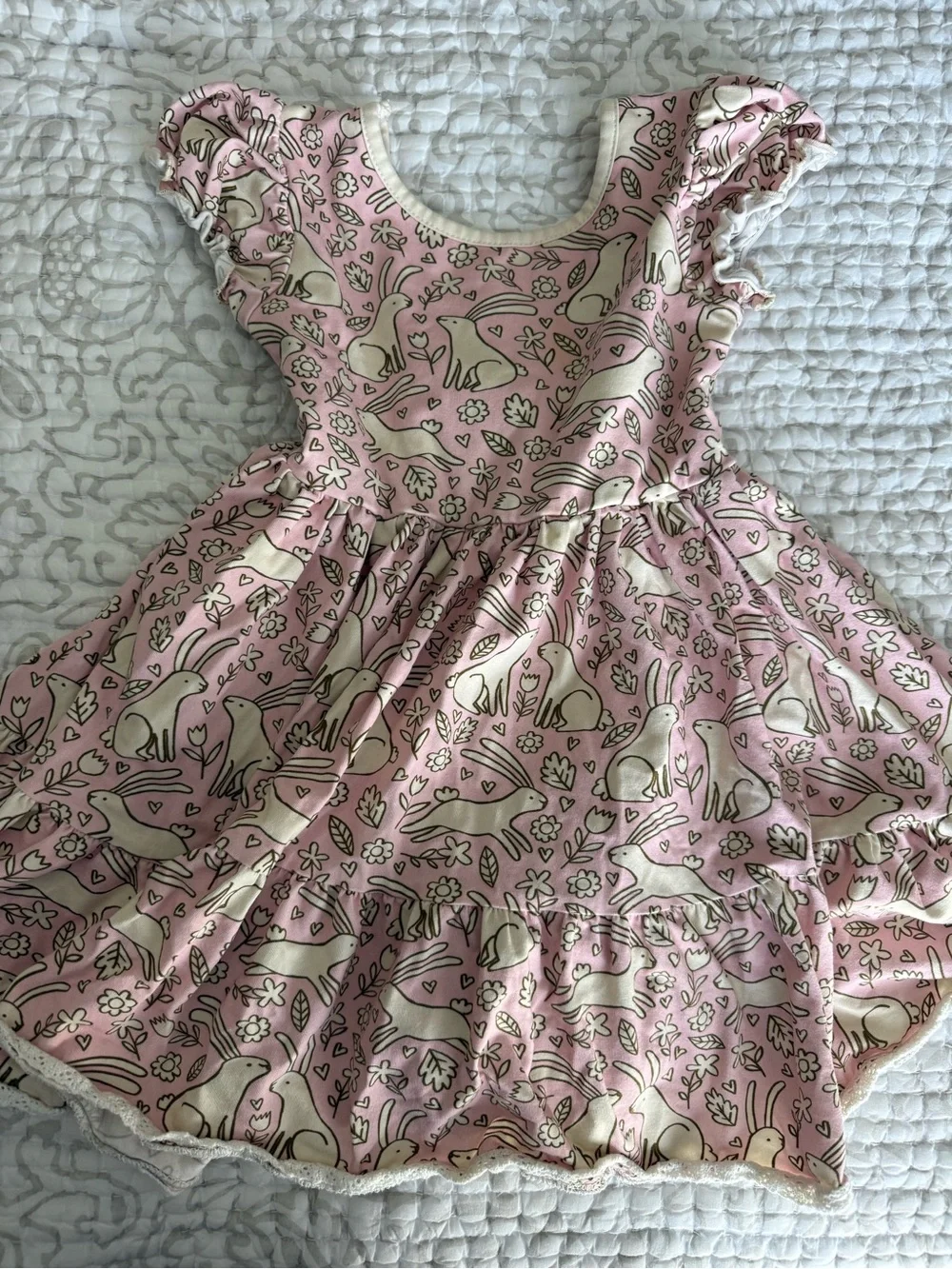 Girl August Bunny Dress